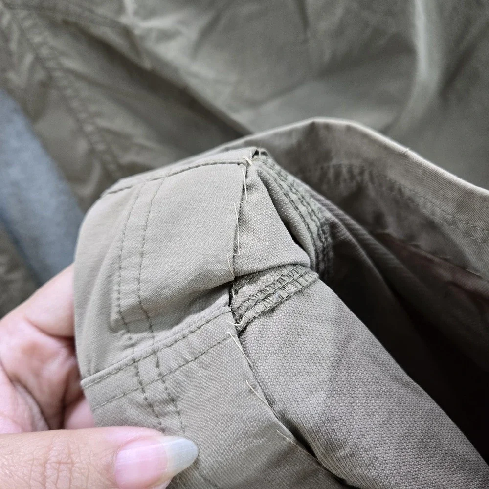 Marmot Men Activewear Pants XL Khaki Elastane Nylon Outdoor Hiking READ